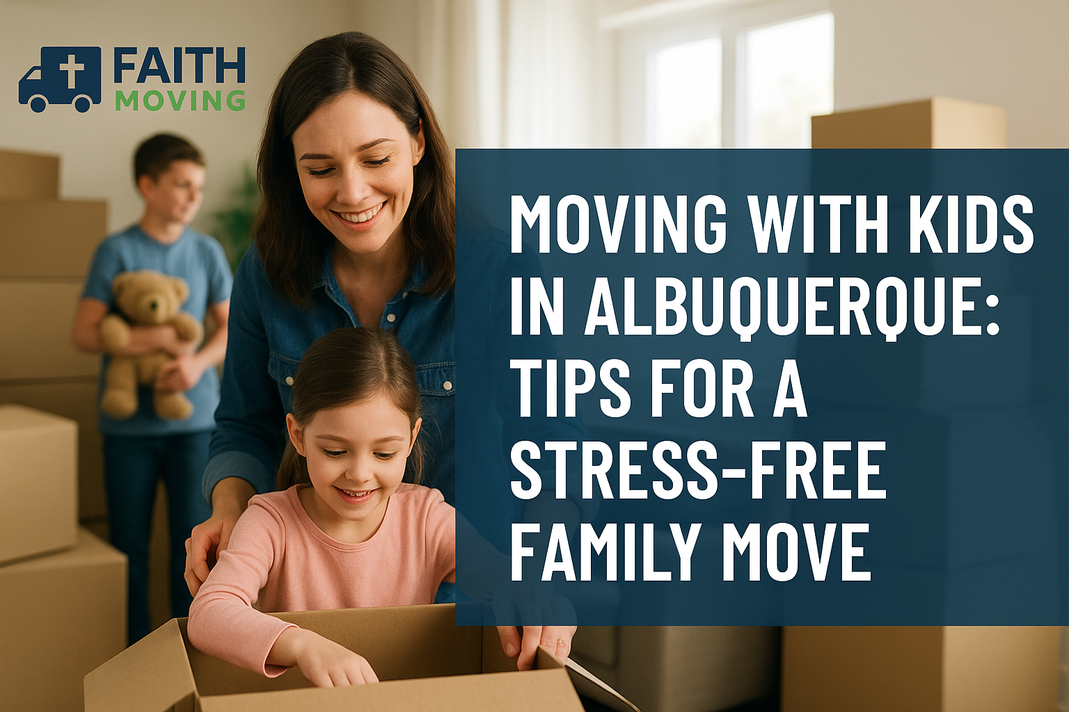 Moving with Kids in Albuquerque: Tips for a Stress Free Family Move